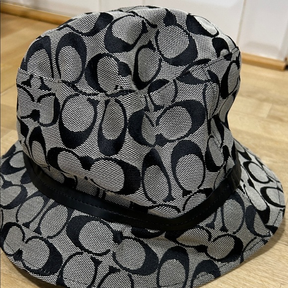 Coach Size S Monogram Black and Gray Bucket Hat main image 4